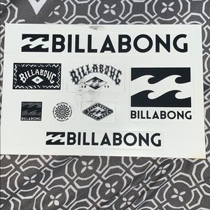 billabong stickers !!